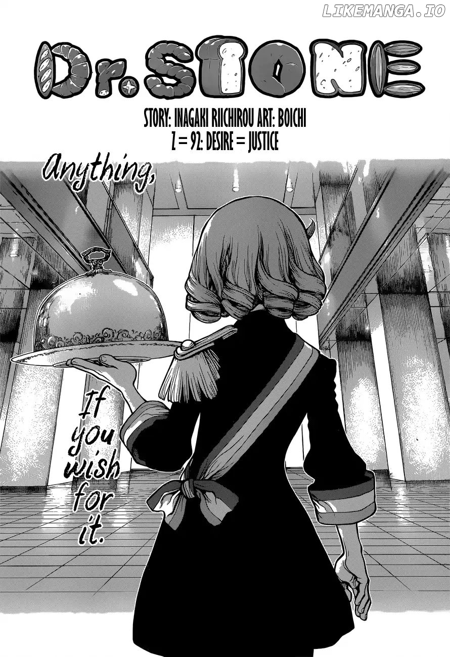 Dr.Stone Chapter 92 image 01